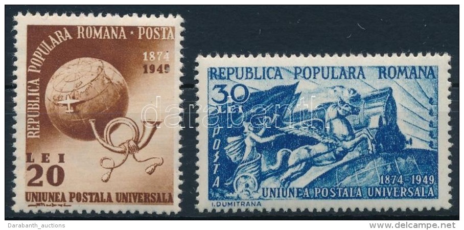 ** 1949 75 &eacute;ves Az UPU Sor Mi 1189-1190 - Altri & Non Classificati