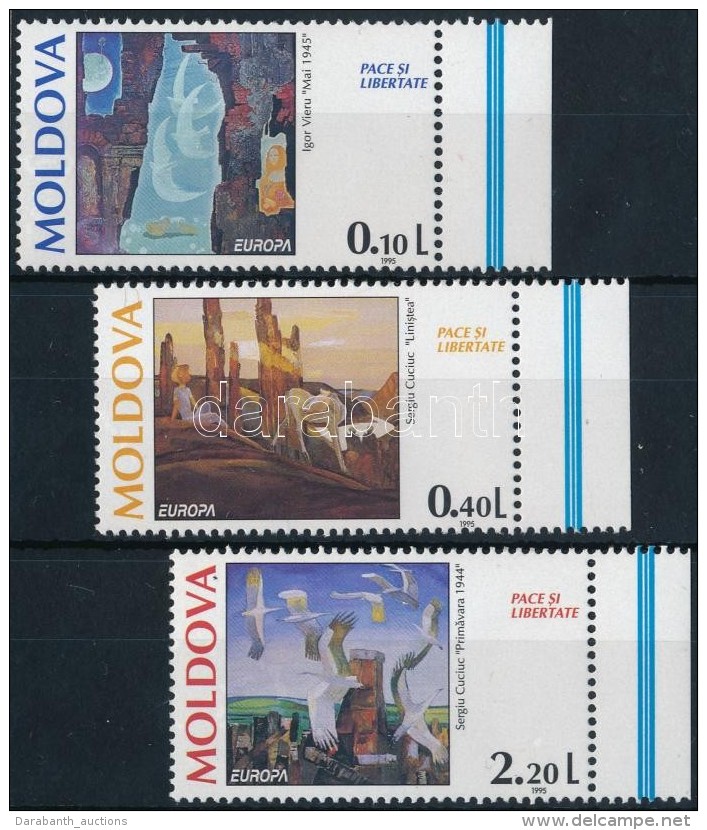 ** 1995 Europa CEPT: B&eacute;ke &eacute;s Szabads&aacute;g &iacute;vsz&eacute;li Sor Mi 164-166 - Altri & Non Classificati