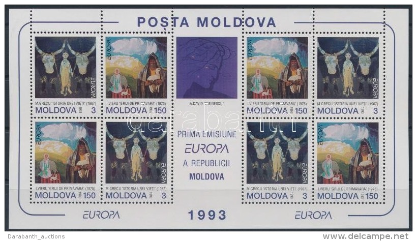 ** 1993 Europa CEPT, Kort&aacute;rs MÅ±v&eacute;szet Kis&iacute;v Mi 94-95 - Altri & Non Classificati