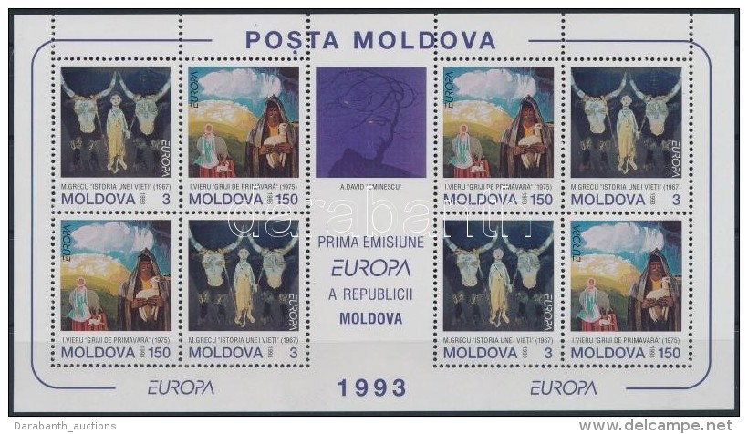 ** 1993 Europa CEPT, Kort&aacute;rs MÅ±v&eacute;szet Kis&iacute;v Mi 94-95 - Altri & Non Classificati