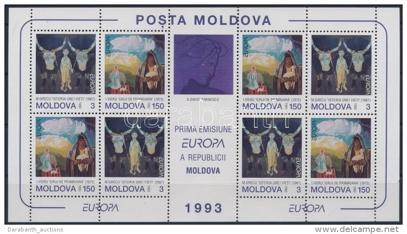 ** 1993 Europa CEPT, Kort&aacute;rs MÅ±v&eacute;szet Kis&iacute;v Mi 94-95 - Altri & Non Classificati