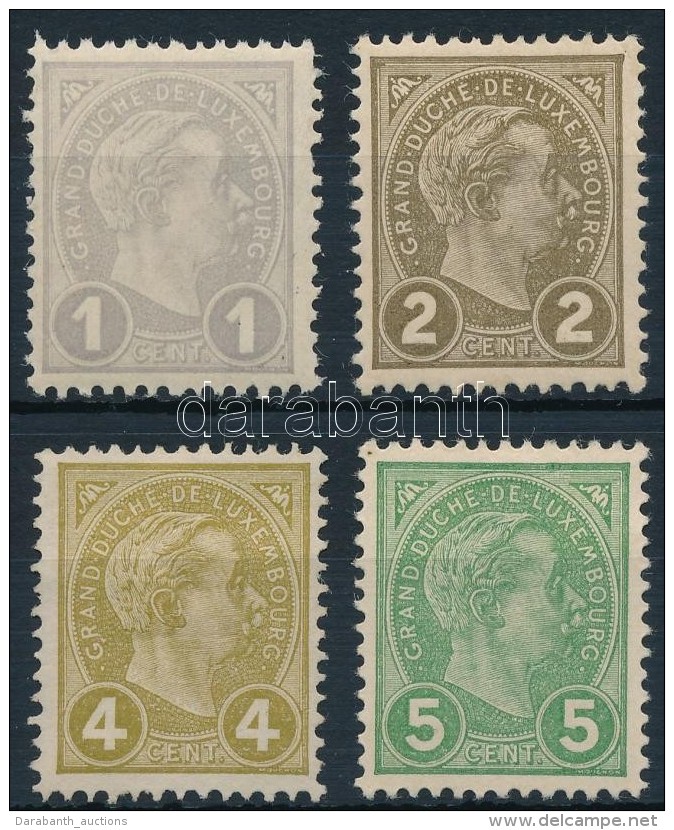 ** * 1895 Forgalmi Sor Z&aacute;r&oacute;&eacute;rt&eacute;k N&eacute;lk&uuml;l Mi 67-70 (1C Postatiszta,... - Altri & Non Classificati