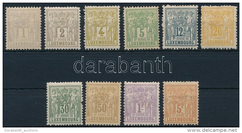 * 1882 Forgalmi 10 Klf B&eacute;lyeg Mi 45-48, 50-51, 53-56 (30C Foghiba / Missing Perf) - Altri & Non Classificati