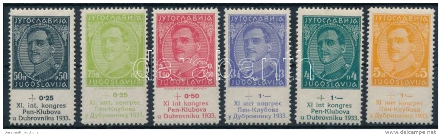 * 1933 &Iacute;r&oacute;k Egyes&uuml;let&eacute;nek Napja Sor Mi 249-254 (Mi EUR 90,-) - Altri & Non Classificati