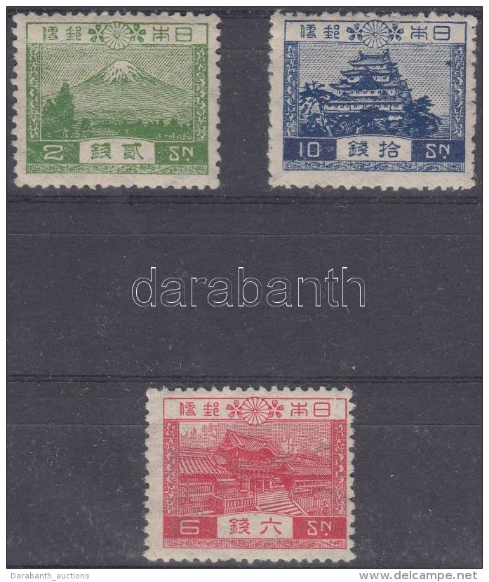 ** 1926 Mi 177 II-179 (Mi EUR 66.-) (betapad&aacute;s / Gum Disturbance) - Otros & Sin Clasificación