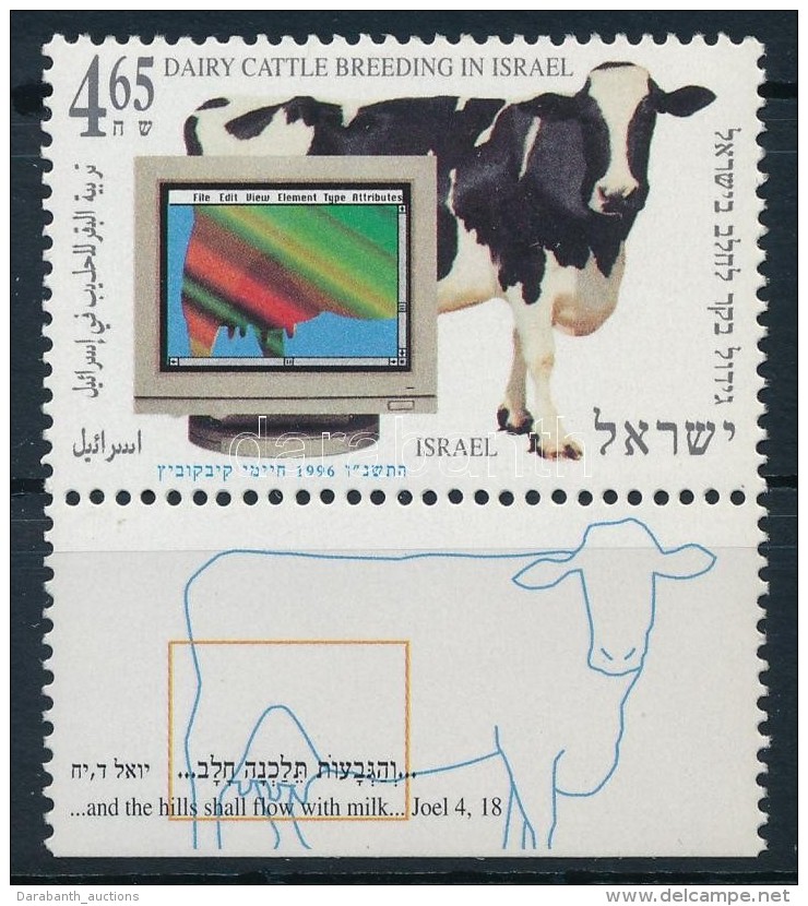 ** 1996 70 &eacute;ves Izraeli Farmer Egyes&uuml;let Mi 1361 - Altri & Non Classificati