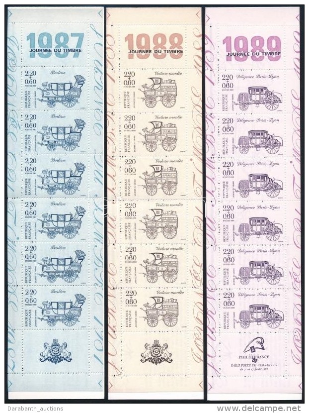 ** 1987-1989 3 Klf B&eacute;lyeg Mi MH 8, 13, 16 (Mi EUR 25.-) - Altri & Non Classificati