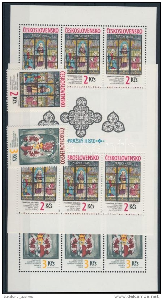 ** 1987 Pr&aacute;gai V&aacute;r Sor + Kis&iacute;vsor Mi 2909-2910 - Andere & Zonder Classificatie