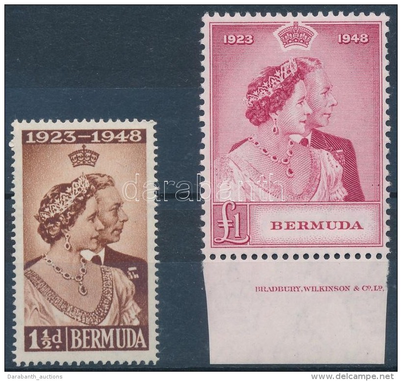 ** 1948 Ez&uuml;stjubileum Sor Mi 120-121 (Mi EUR 70.-) - Altri & Non Classificati