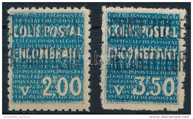 ** 1935-1938 Csomagb&eacute;lyeg 2 &eacute;rt&eacute;k Yvert 38, 40 - Altri & Non Classificati