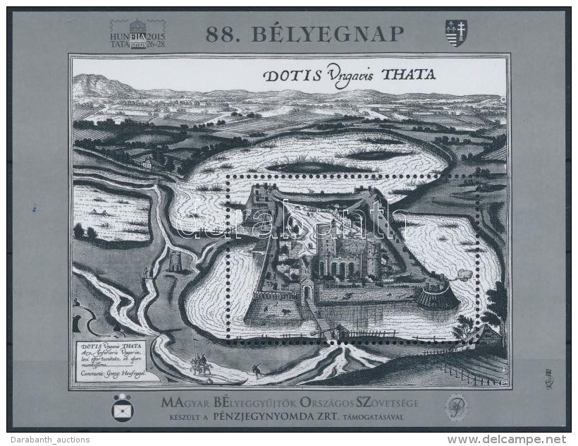 ** 2015 Tata - 88. B&eacute;lyegnap Eml&eacute;k&iacute;v Fekete Nyomat A Sz&ouml;vets&eacute;g... - Altri & Non Classificati