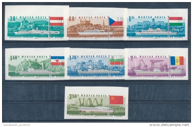 ** 1967 Duna-Bizotts&aacute;g &iacute;vsz&eacute;li V&aacute;gott Sor (35.000) / Mi 2323-2329 Imperforate Margin... - Altri & Non Classificati