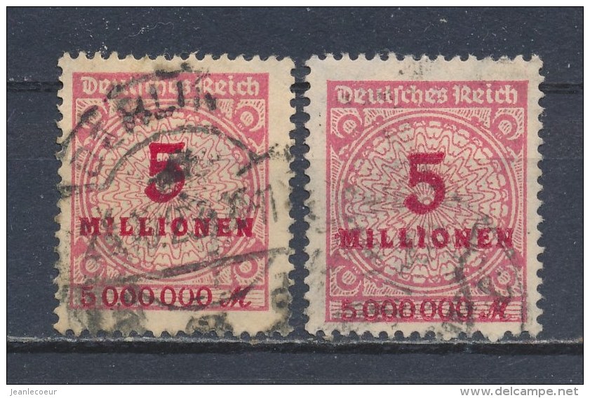 Duitse Rijk/German Empire/Empire Allemand/Deutsche Reich 1923 Mi: 317A P+W Yt: 298 (Gebr/used/obl/o)(1884) - Gebruikt