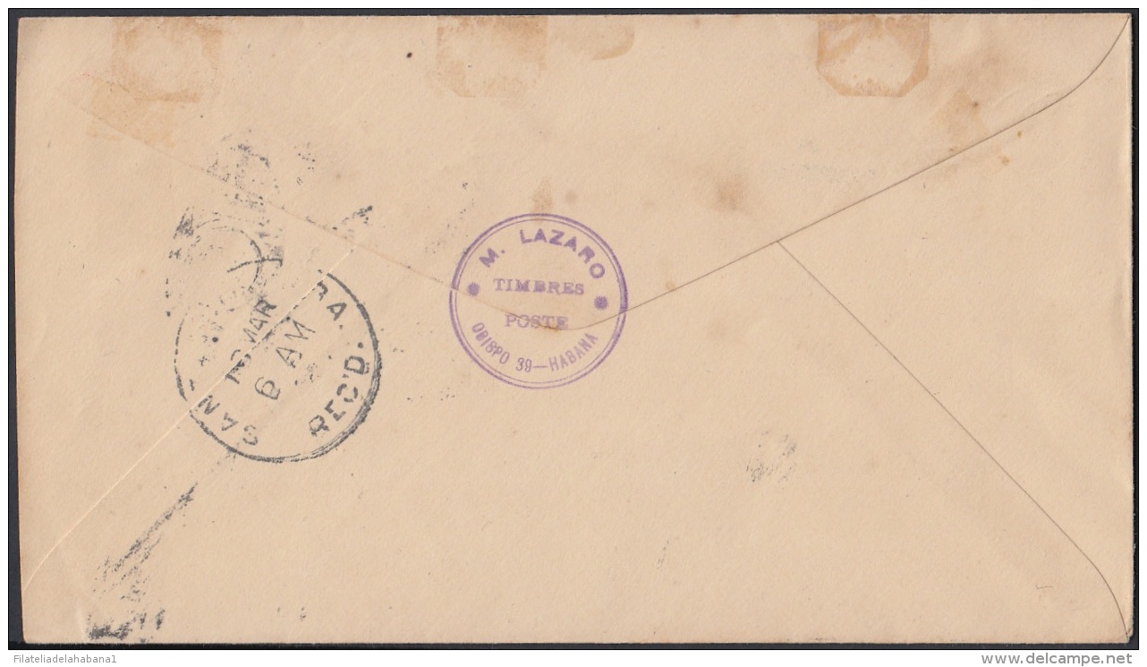 1899-EP-181 CUBA US OCCUPATION. 1899. 2c POSTAL STATIONERY COLON. NAIFE 81 Ed.55B. USED HAVANA TO SANTIAGO DE CUBA. - Briefe U. Dokumente