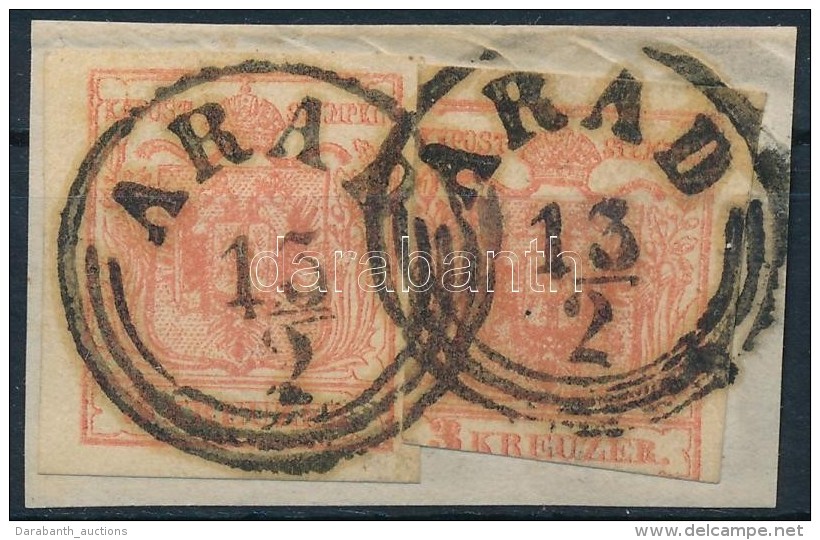 1850 2X 3KR ,,ARAD' - Andere & Zonder Classificatie