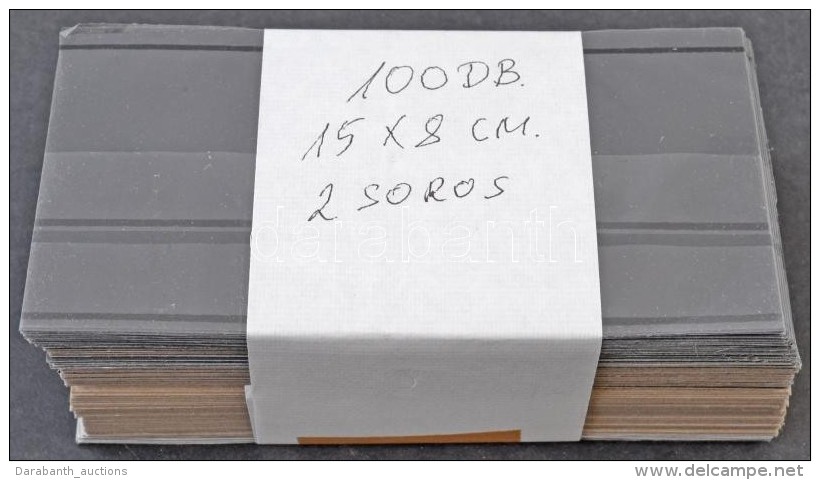 70 Db 15 X 5,8 Cm-es 2 Soros Fekete Stecklap - Altri & Non Classificati