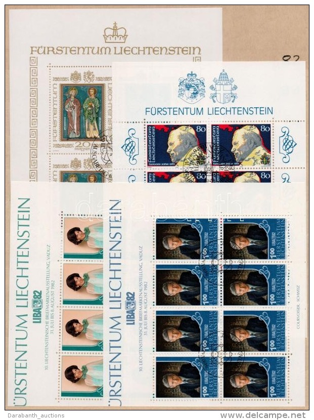 O Liechtenstein 1979-1983 3 Klf Komplett Kiad&aacute;s Teljes &iacute;vekben (Mi EUR 97,-) - Andere & Zonder Classificatie