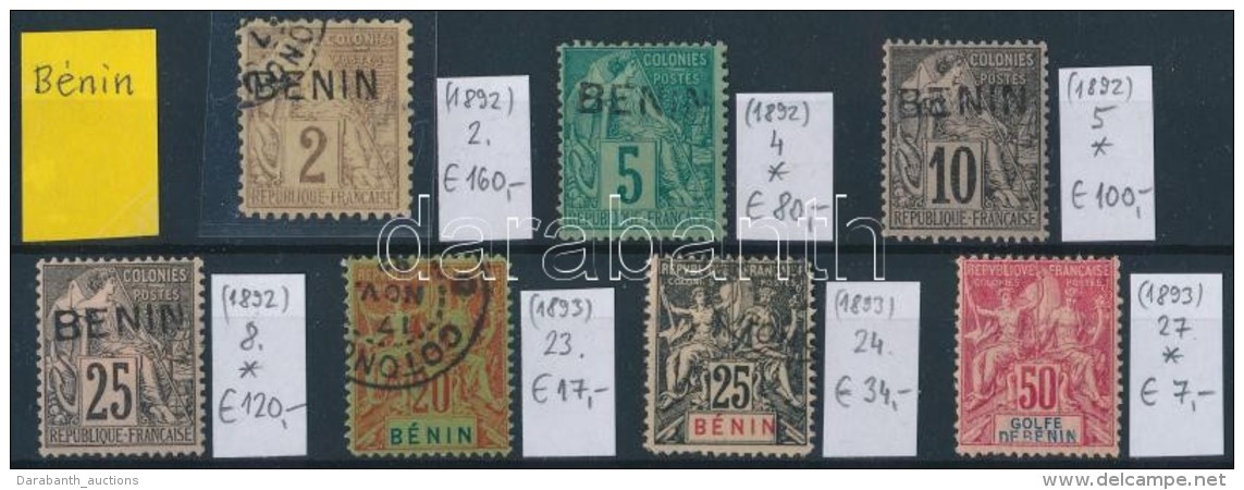 * O 1892-1893 Klasszikus &ouml;ssze&aacute;ll&iacute;t&aacute;s, 7 Db B&eacute;lyeg (Mi EUR 518,-) - Andere & Zonder Classificatie