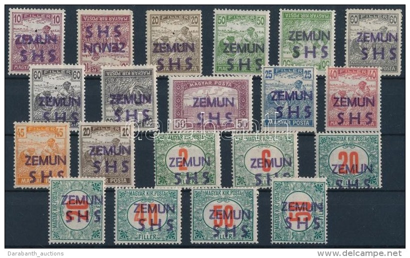 ** * Zimony 1919 Nem Hivatalos Kiad&aacute;s, 20 Db B&eacute;lyeg Garancia N&eacute;lk&uuml;l - Altri & Non Classificati