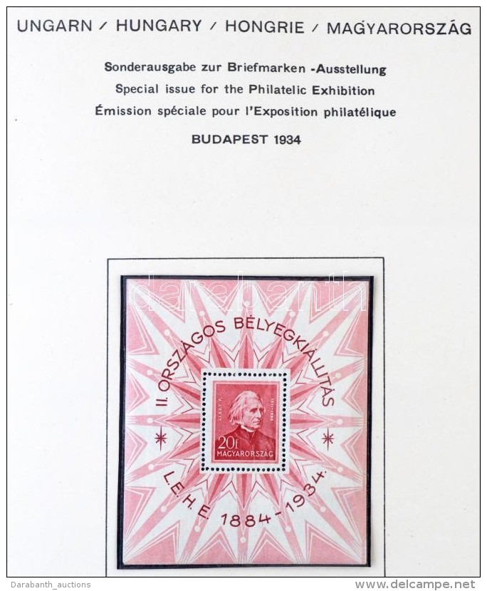 ** BlokkgyÅ±jtem&eacute;ny 1934-1972 Schaubek ElÅ‘nyomott Albumban, Fil&aacute;zva (380.000 Csak 1960-ig... - Altri & Non Classificati