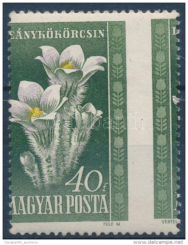 ** 1950 Vir&aacute;g 40f L&aacute;tv&aacute;nyos Elfogaz&aacute;ssal - Altri & Non Classificati