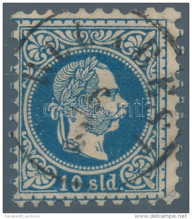 O 1867 Magyar Posta Rom&aacute;ni&aacute;ban 10sld 'BUCAREST' (30.000) - Altri & Non Classificati
