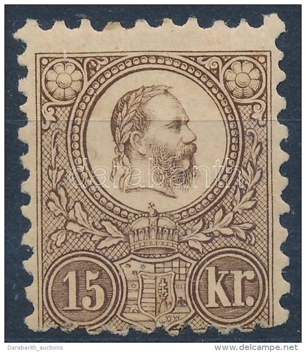 * 1871 R&eacute;znyomat 15kr Eredeti Gumival (110.000) - Otros & Sin Clasificación