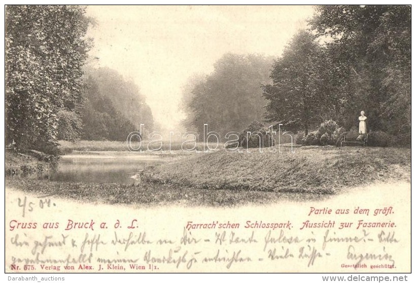 T2/T3 Lajtabruck, Bruck An Der Leitha; Harrach'schen Schlosspark, Fasanerie / Castle Park (EK) - Non Classificati