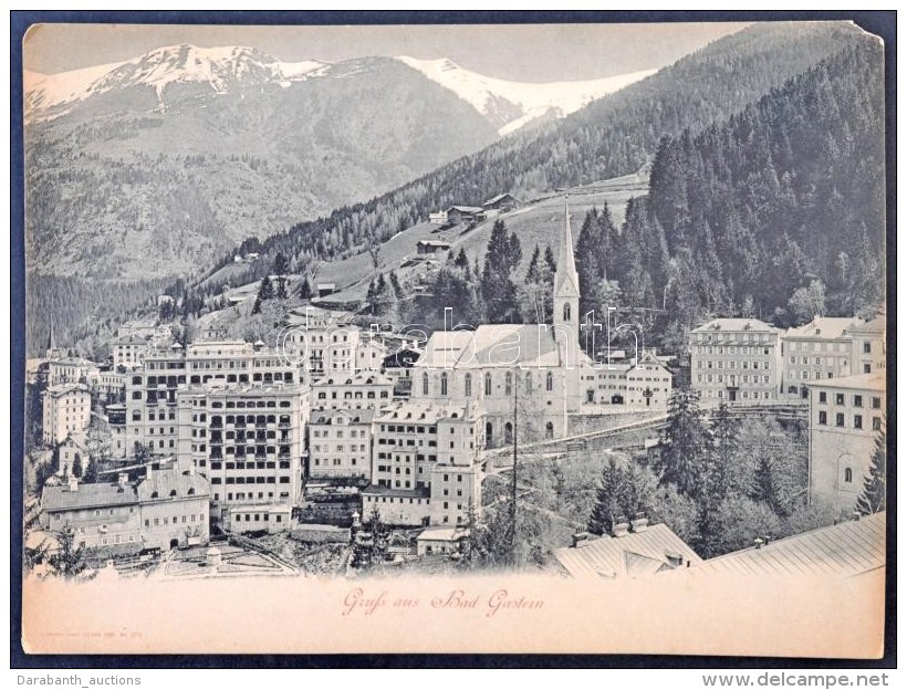 ** T4 Bad Gastein, Grand Hotel Gasteiner Hof, Gruber's Mieth Badehaus / Hotels, Giant Postcard, R&ouml;mmler Und... - Non Classificati