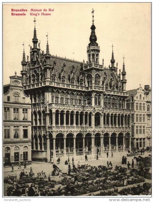 ** T1/T2 Brussels, Bruxelles; King's House, Market (17,8 Cm X 13,6 Cm) - Non Classificati