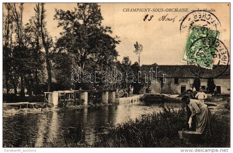 T2 Champigny-sous-Orchaise, Le Moulin / Mill, Washerwomen TCV - Non Classificati