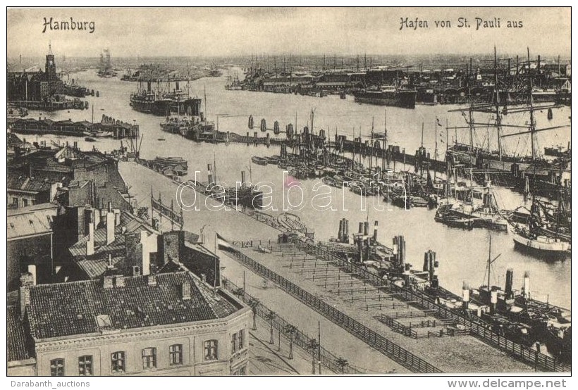 ** T1 Hamburg, Hafen Von St. Pauli Aus / Port, Ships - Non Classificati