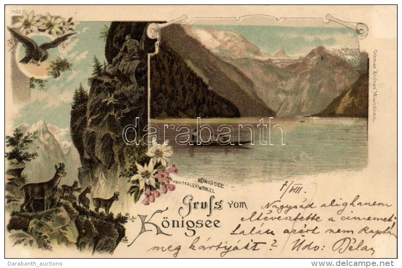 T2/T3 K&ouml;nigsee Vom Malerwinkel, Ottmar Zieher Floral Litho (EK) - Non Classificati