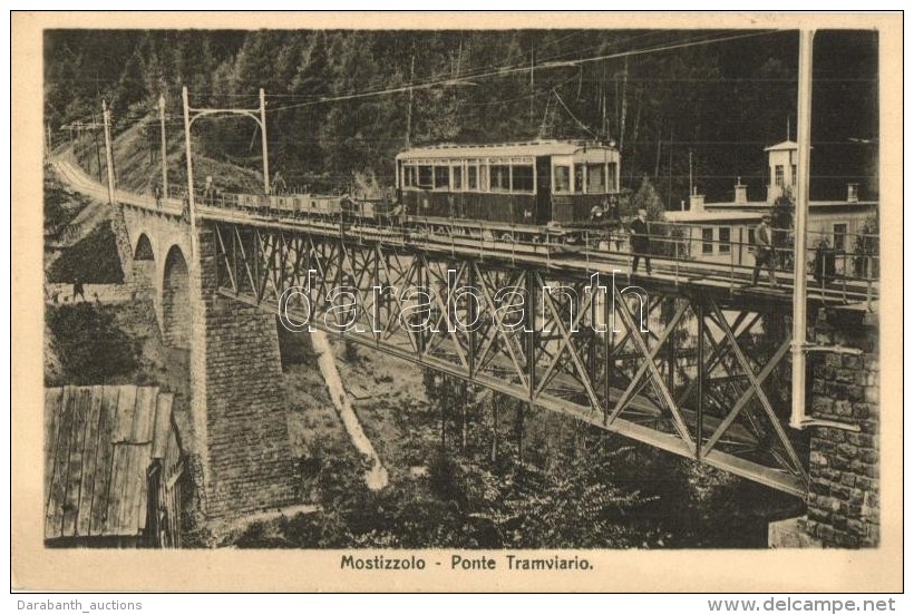 ** T1 Mostizzolo, Ponte Tramviario / Tramway Bridge With Tram - Non Classificati