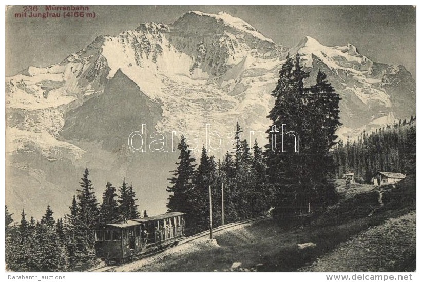 T2/T3 M&uuml;rrenbahn Mit Jungfrau / Funicular Railway, Train (EK) - Non Classificati