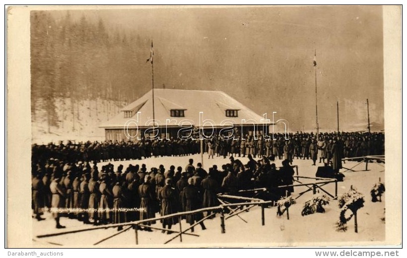 * T2 Burkut, Karpathen; Soldatenheim, Feldgottesdienst / Mass Ceremony For Soldiers In The Carpathian Region - Non Classificati