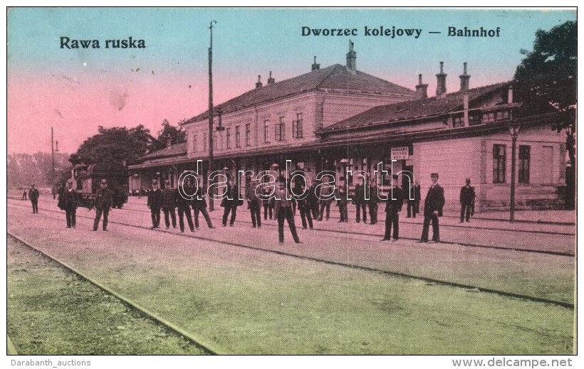 T2 Rava-Ruska, Rawa Ruska; Dworzec Kolejowy / Railway Station - Non Classificati