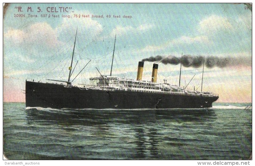T3/T4 RMS Celtic (fa) - Non Classificati