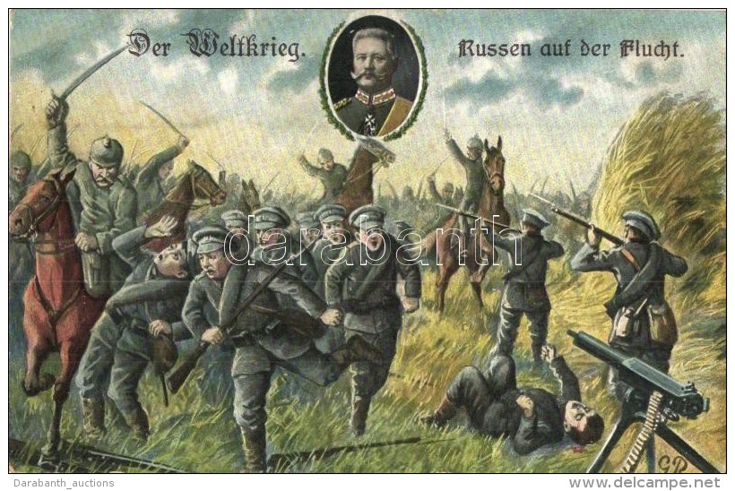 T2 'Der Weltkrieg. Russen Auf Der Flucht' / WWI German Troops Against The Fleeing Russian Forces, Paul Hindenburg - Non Classificati