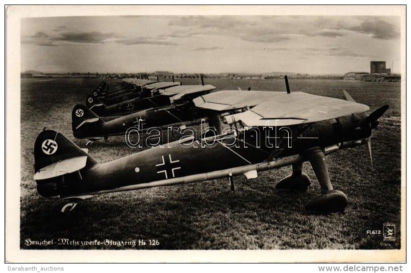 ** T1/T2 Heinkel-Mehrzwerke Flugzeug Hs 126 / German Aircraft - Non Classificati