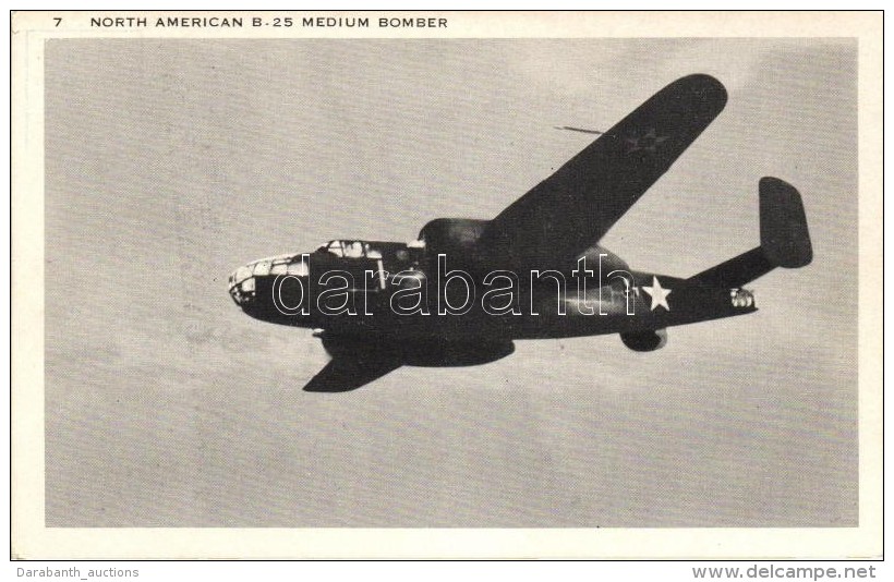 ** T1/T2 North American B25 Medium Bomber; Longshaw Card Co. - Non Classificati