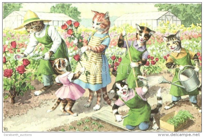 * T2 Cat Gardeners. Colorprint 2274/2. - Non Classificati