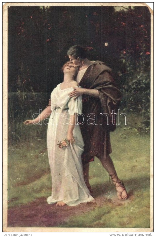 * T4 'Der Erste Kuss' / 'The First Kiss', Romantic Couple, Art Postcard, S: Schroedter (EM) - Non Classificati