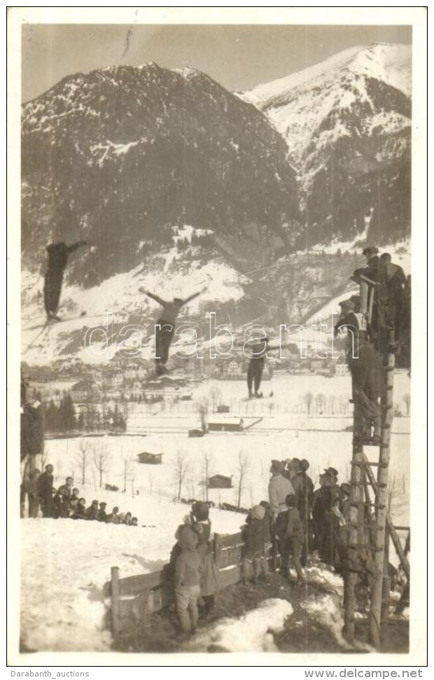 T2 1932 S&iacute;ugr&oacute;k A Hofgastein-i T&eacute;li Sport P&aacute;ly&aacute;n / Ski Jumpers In Hofgastein... - Non Classificati