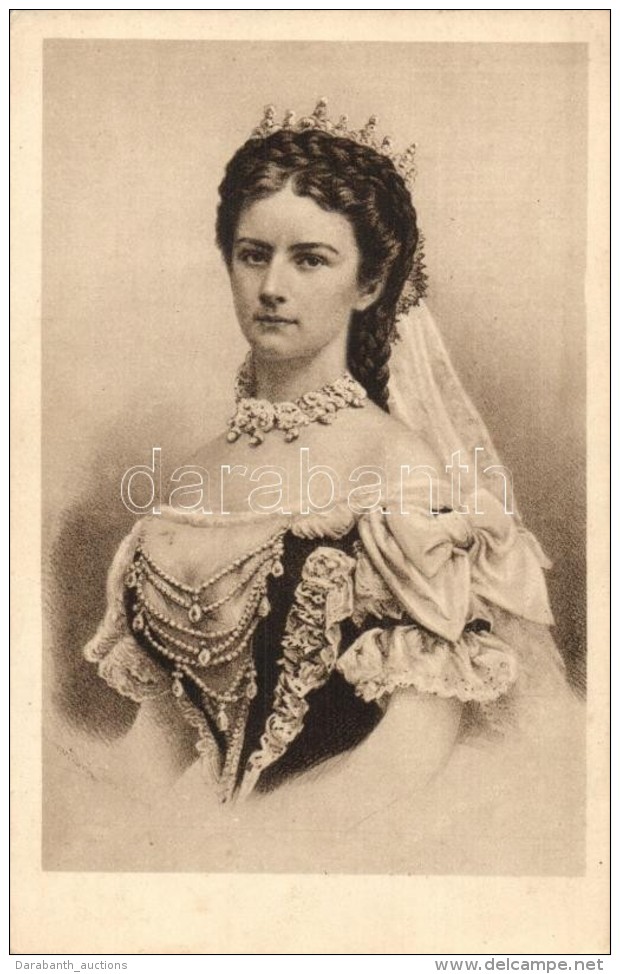 ** T2/T3 Erzs&eacute;bet Kir&aacute;lyn&eacute; / Sissy / Empress Elisabeth Of Austria (fl) - Non Classificati