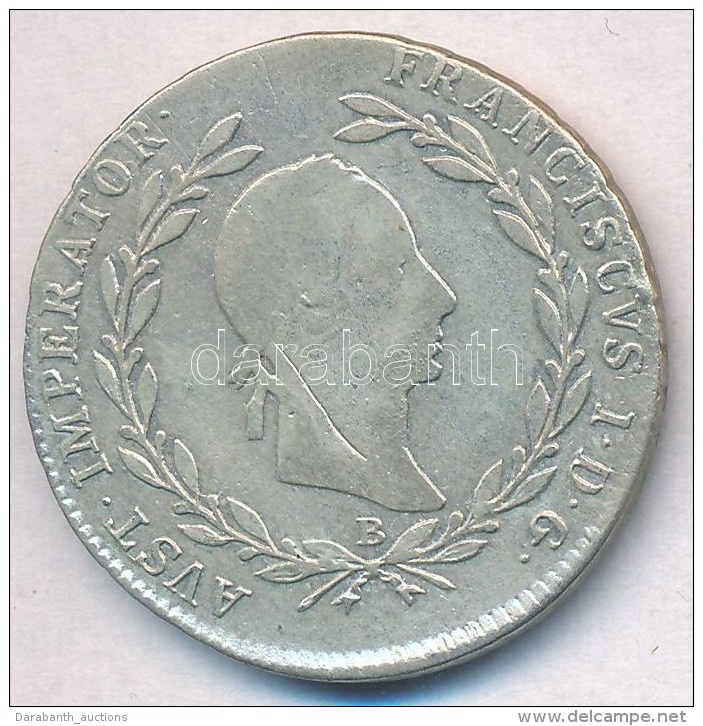 1830B 20kr Ag 'Ferenc' (6,5g) T:2-,3 - Non Classificati