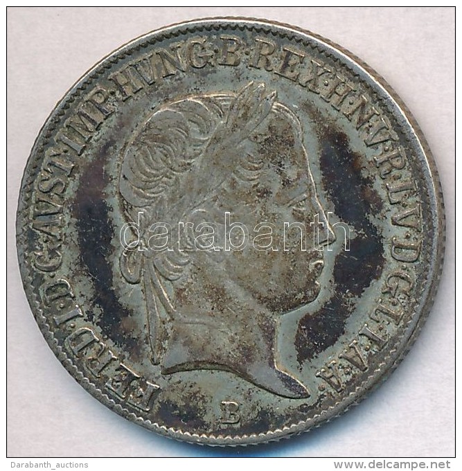 1841B 20Kr Ag 'V. Ferdin&aacute;nd' T:2 - Non Classificati