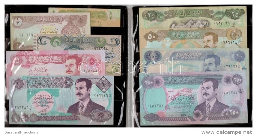 Irak 1990. 25D &Ouml;b&ouml;l-h&aacute;bor&uacute; Alatti Sz&uuml;ks&eacute;g Kiad&aacute;s + 1993. 1/4D + 1/2D +... - Non Classificati