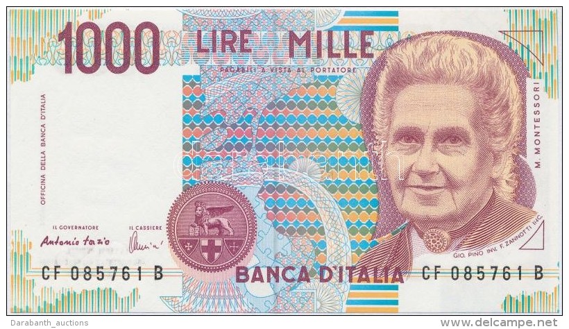 Olaszorsz&aacute;g 1990. 1000L 'Fazio - Amici' T:I
Italy 1990. 1000 Lire 'Fazcio-Amici' C:UNC
Krause 114.c - Non Classificati