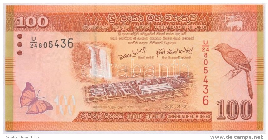 Sr&iacute; Lanka 2010. 100R T:I
Sri Lanka 2010. 100 Rupees C:UNC - Non Classificati